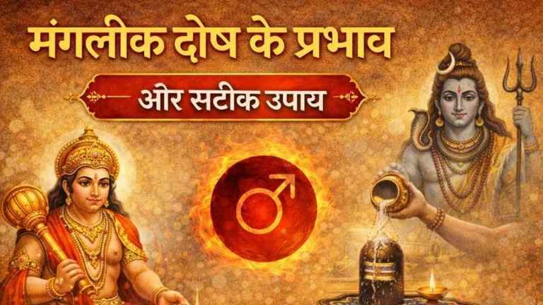 maangalik dosh ke prabhaav aur ashubh upaay